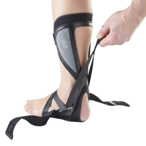 Omega AFO Ankle Brace with Ankle Joint & Extension, Medium, Left